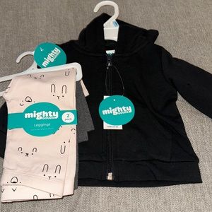 Might Goods 2 pack leggings & jacket bundle- NWT